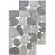Chesapeake Pebbles 2pc Bath Rug Set - 20"x32" & 20"x32" - Grey