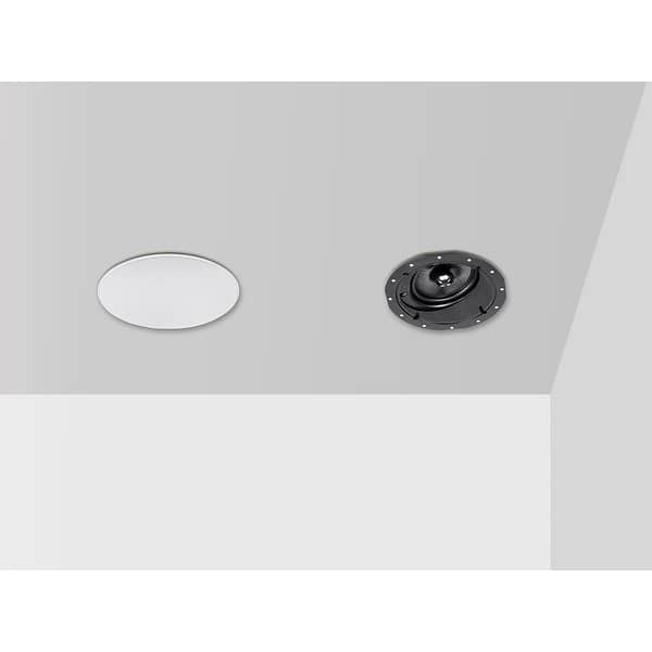 Shop Monoprice 2 Way Carbon Fiber In Ceiling Speakers 6 5 Inch