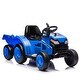 preview thumbnail 41 of 98, 12V Kids Ride On Electric Tractor Black Knight,Kids Ride On Toy Black Blue