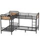 preview thumbnail 12 of 12, Metal Twin Detachable Triple Bunk Bed,Can Be Divided Into 3 Twin Beds for 4 Kids