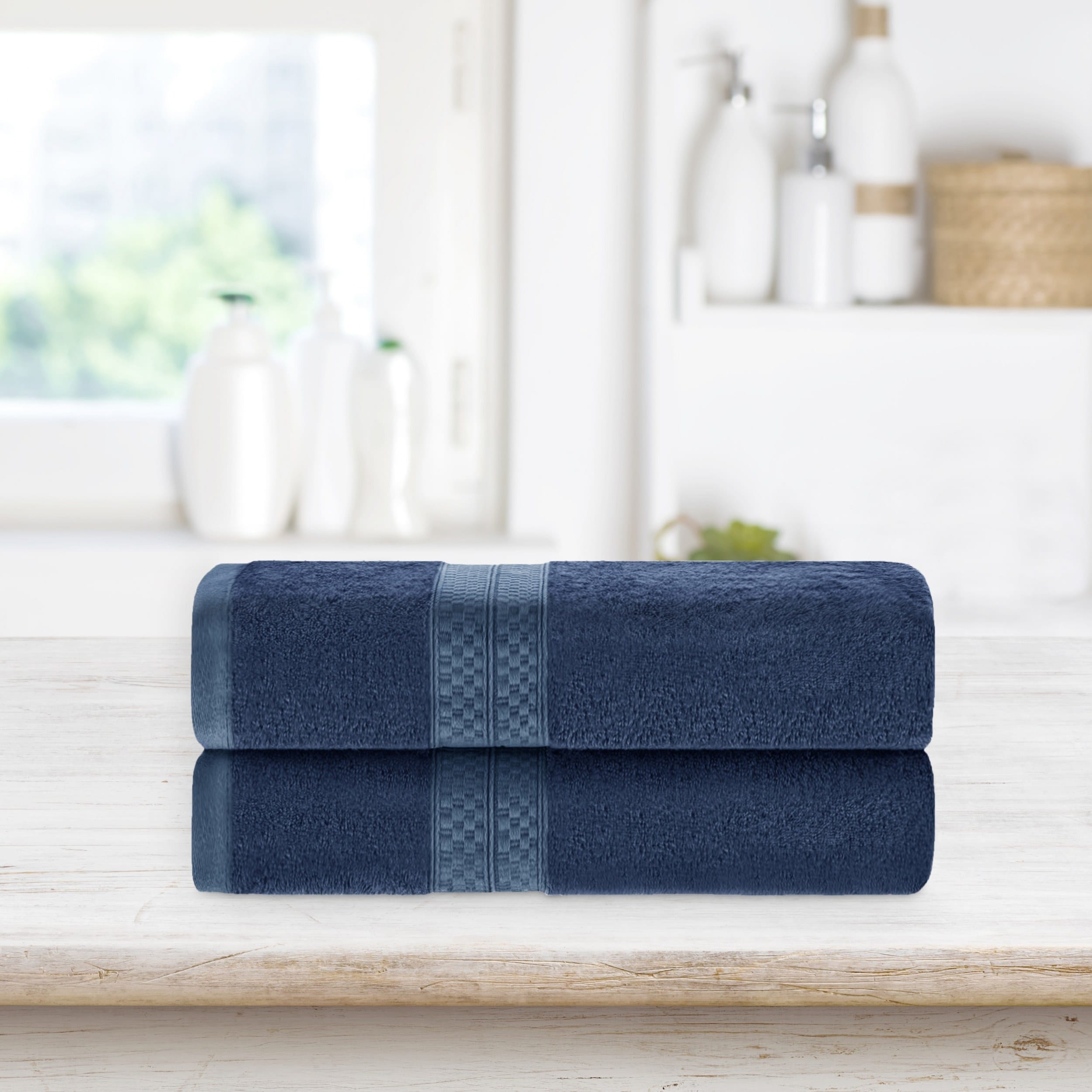 Superior Soft Rayon from Bamboo and Cotton Bath Towel - (Set of 2)
