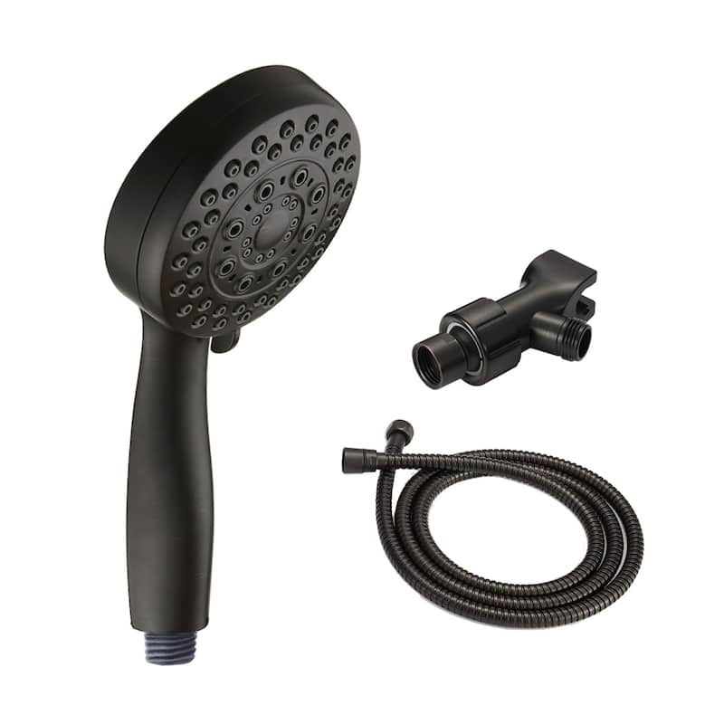 High Pressure Handheld Shower Head with Massage and Mist Spray - 59" - Bronze