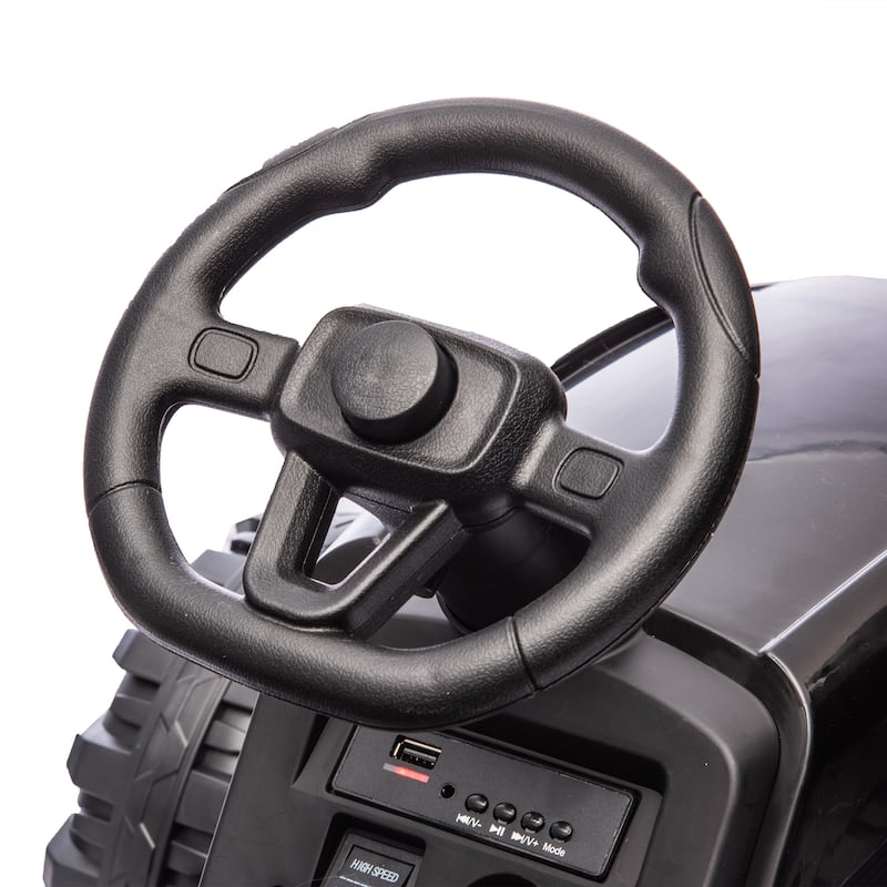 Ride on Tractor,Trailer,24VBattery Powered Electric Toy,200w*2motor 1.86-4.97MPH,Remote Control,3 speed adjustable,LED,safe belt