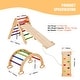 preview thumbnail 13 of 42, Wood Climbing Toy Set Pine 5-in-1 Play Gym for Kid's