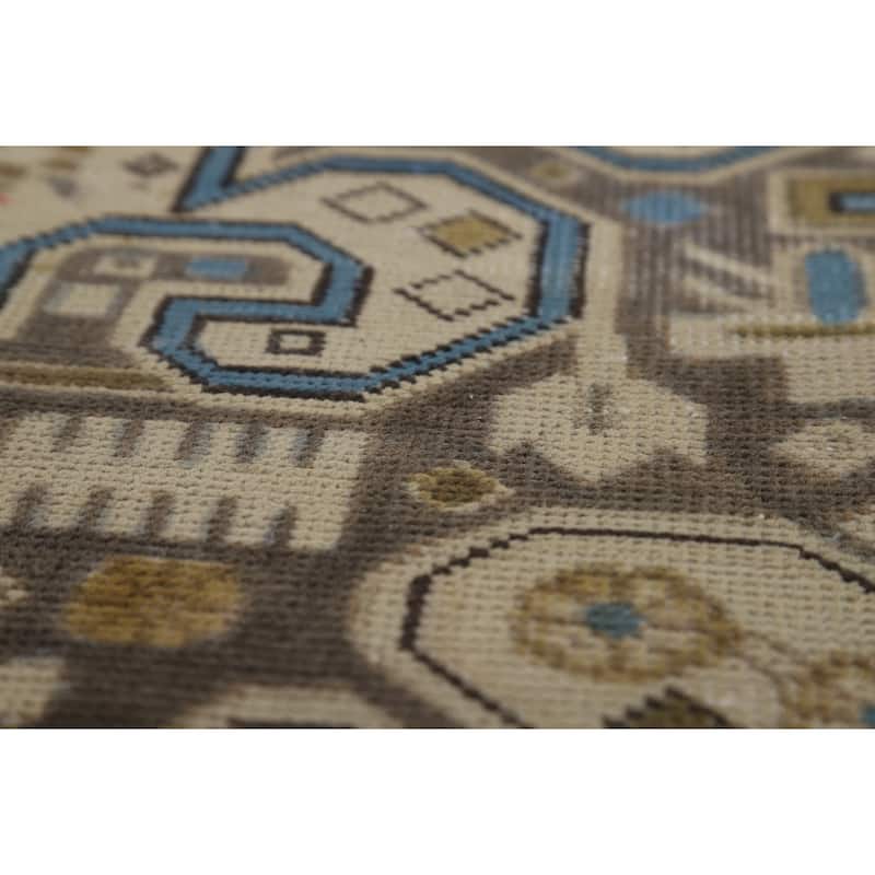 Traditional Tabriz Persian Rug Living Room Hand-Knotted Wool Carpet - 8'4"x 10'9"