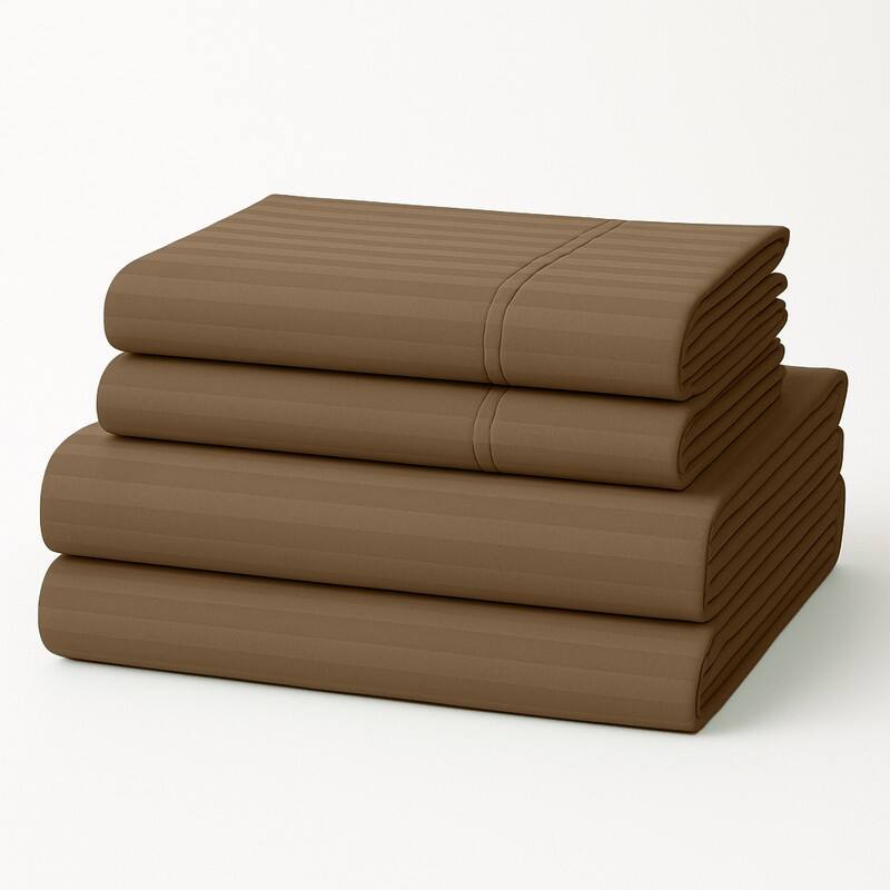 Premium Breathable Cotton Deep Pocket Sheet Set Hotel-Quality Comfort