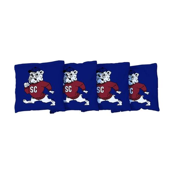 slide 2 of 3, South Carolina State Bulldogs Blue Cornhole Bags All-Weather Resin Filled