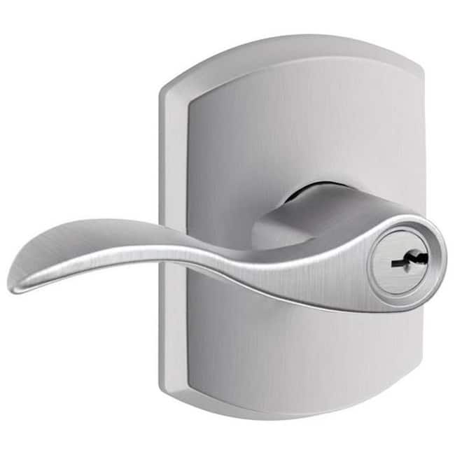 Schlage Accent Single Cylinder Keyed Entry Door Lever Set with