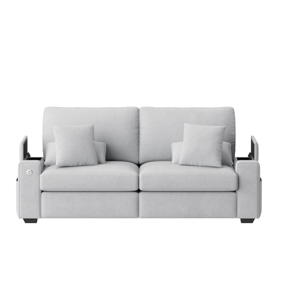 Oversized Modern Loveseat Sofa, Upgraded Extra Wide 2 Seater Couch