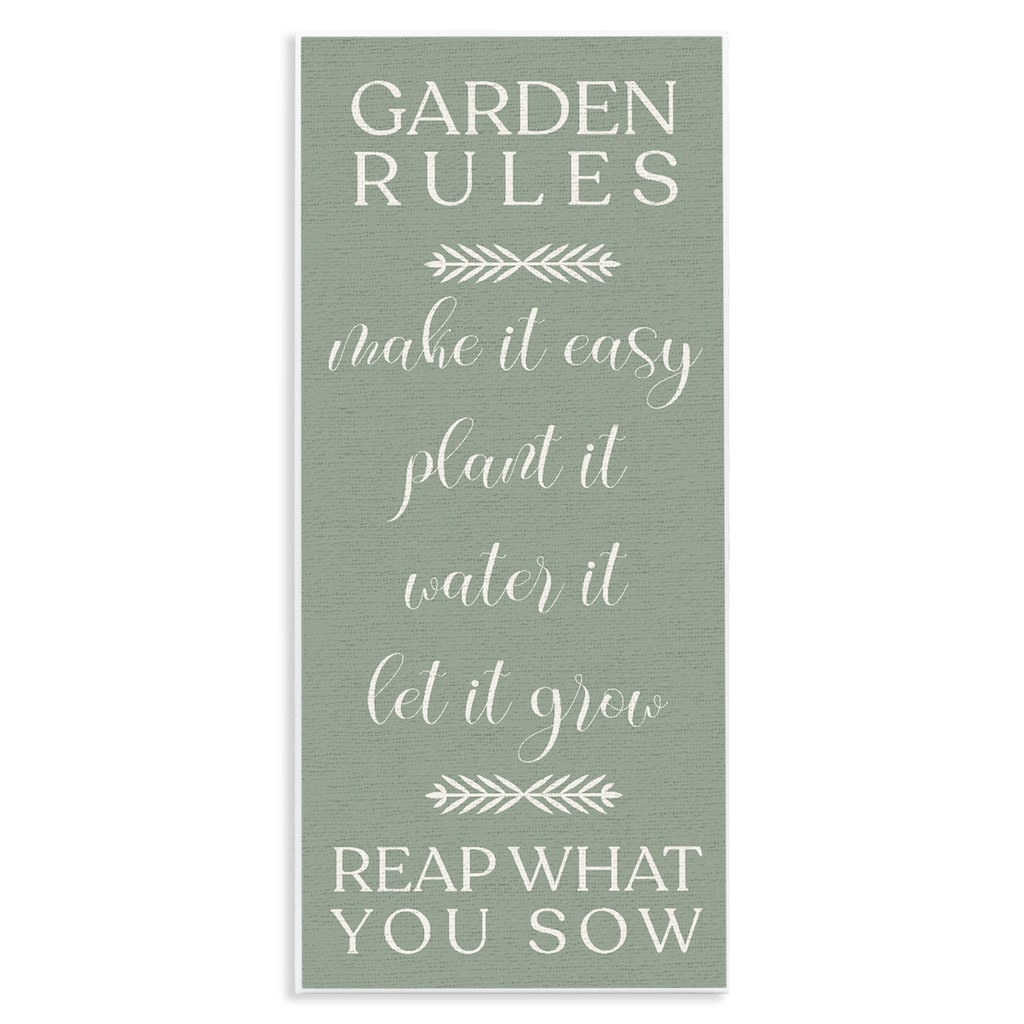 Stupell Reap What You Sow Gardening Wall Plaque Art Design By Lil' Rue
