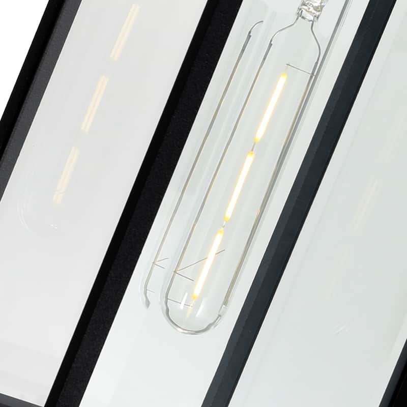 Windsor 1 Light Black Outdoor Wall Light