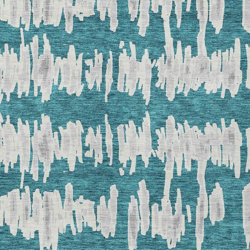 HomeRoots Striped Transitional Rectangle Outdoor Rug
