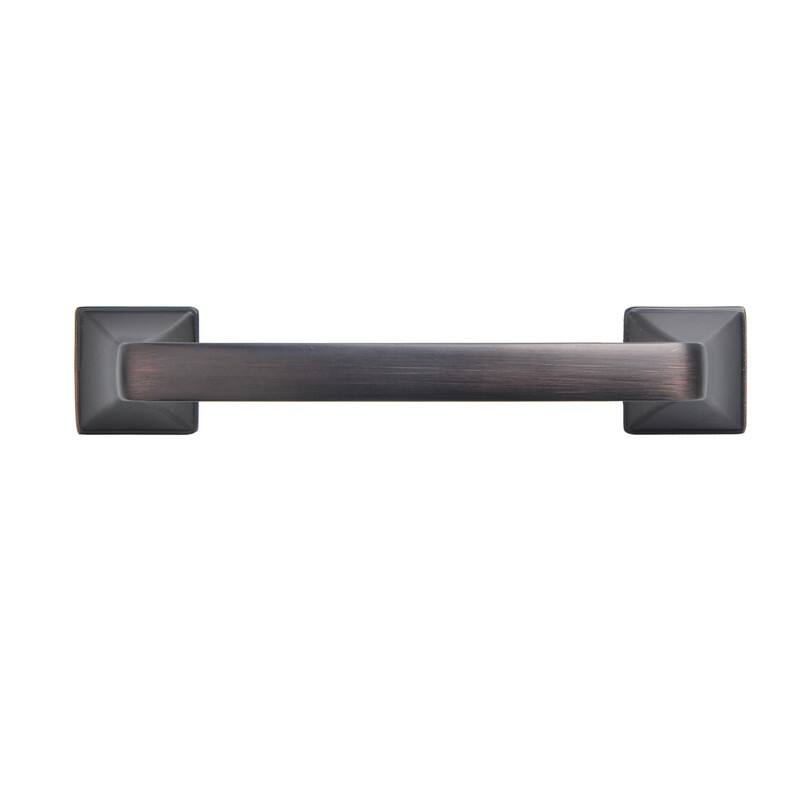 Utopia Alley Brax Pull Handle - Decorative Cabinet Drop Pull Handles for Cabinets, Oil Rubbed Bronze, 3.75" Center to Center