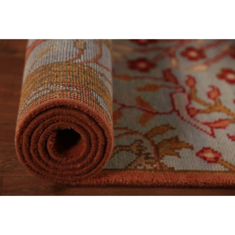 Animals Design Ziegler Indian Runner Rug Handmade Wool Carpet - 2'6"x 8'1"