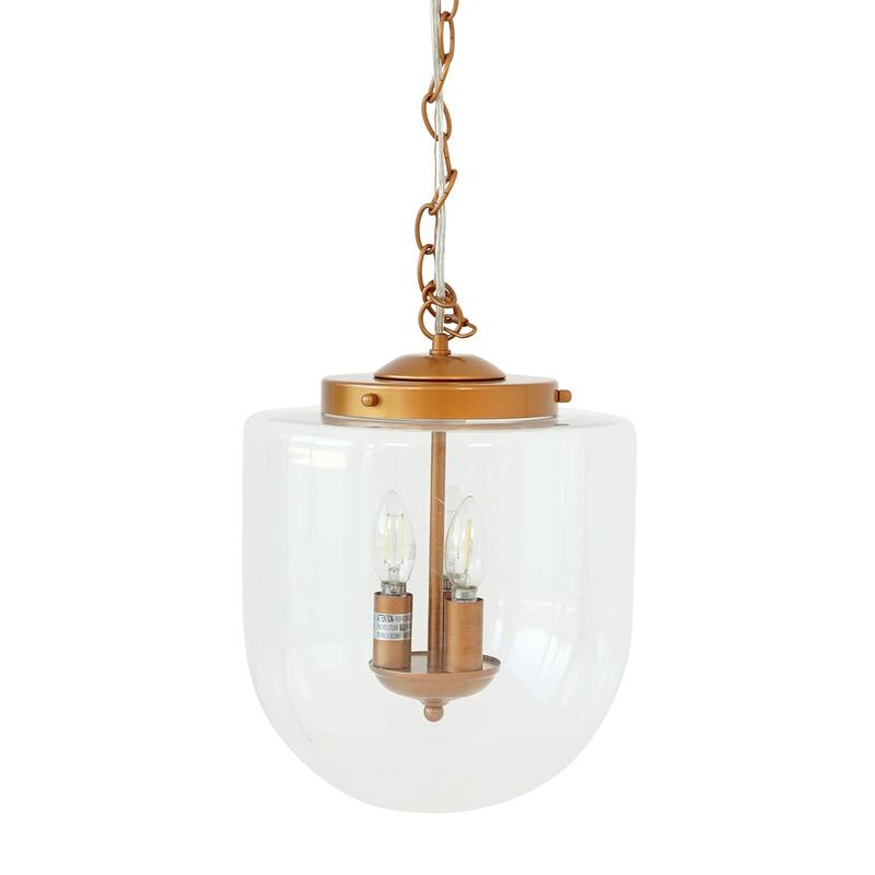Bonnie Modern Glass Pendant Light with Gold Finish