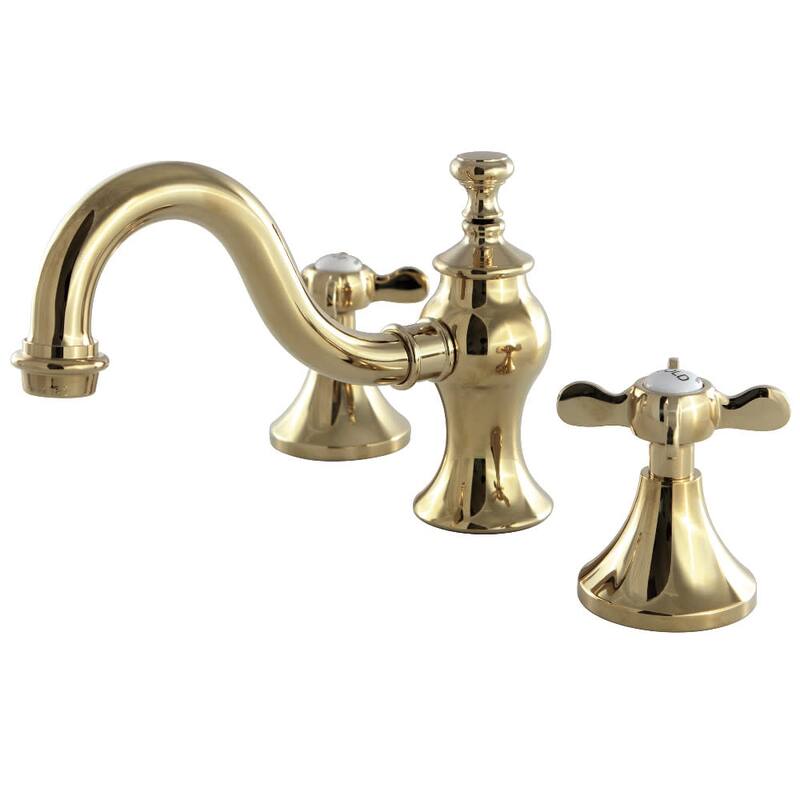 Kingston Brass Essex Widespread Bathroom Faucet - Includes Metal - Polished Brass