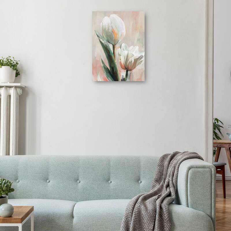Tulip Duets II By Studio Arts Canvas Art Print