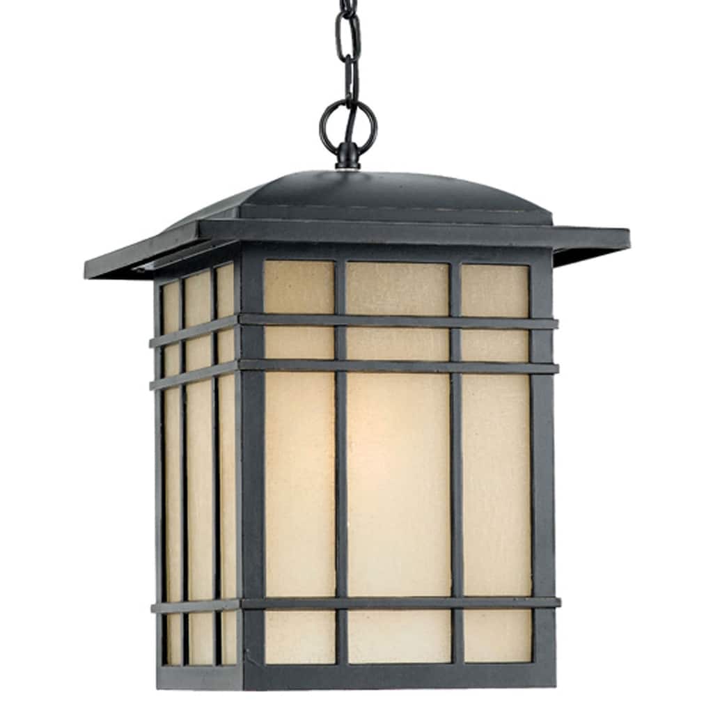 Hillcrest 1-Light Outdoor Hanging Lantern in Imperial Bronze