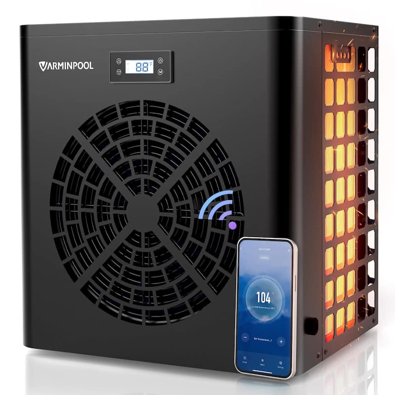 16000 BTU Heat Pump for Above Ground Pool up to 5400 Gallons - 16000 BTU - 16000 BTU