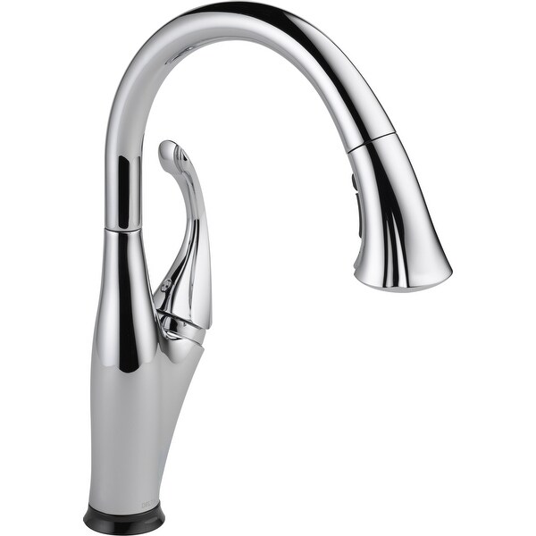 Delta 9192T-DST Addison 1.8 GPM Pull-Down Kitchen Faucet with On/Off Touch Activation, Magnetic Docking Spray Head and