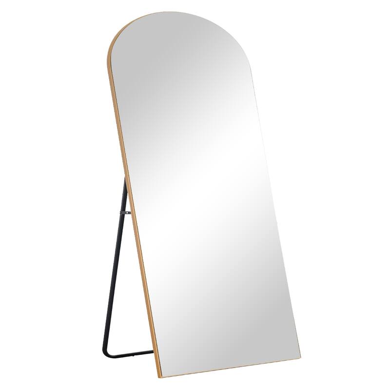 Aluminum Alloy Fine Edge Right Angle Full Length Mirror