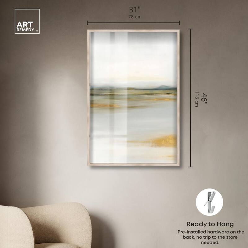 Misty Expanse I Shadowbox by Art Remedy