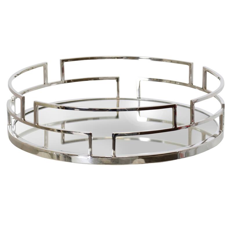 StyleCraft Barbara - Mirror Tray - 12" x 12" x 3"