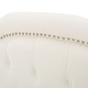 preview thumbnail 9 of 17, Christopher Knight Home Killian Adjustable Full/ Queen Studded Tufted Fabric Headboard