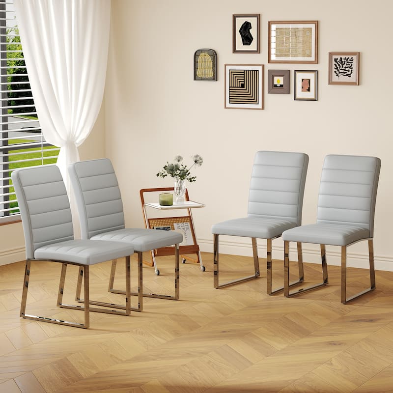 Heavy-Duty Chair Set‌: Features A 2.1-Inch Thick Cushion, Sturdy Iron Frame, And Classic Color Options