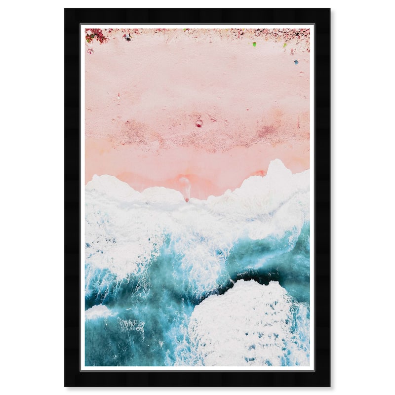 Wynwood Studio Prints Nautical and Coastal California Pink II Blue and Teal Nautical & Coastal Wall Art Canvas Print