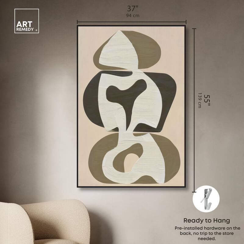 Shapes of Sage II Canvas by Art Remedy