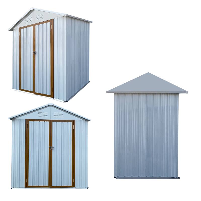 Outdoor storage sheds