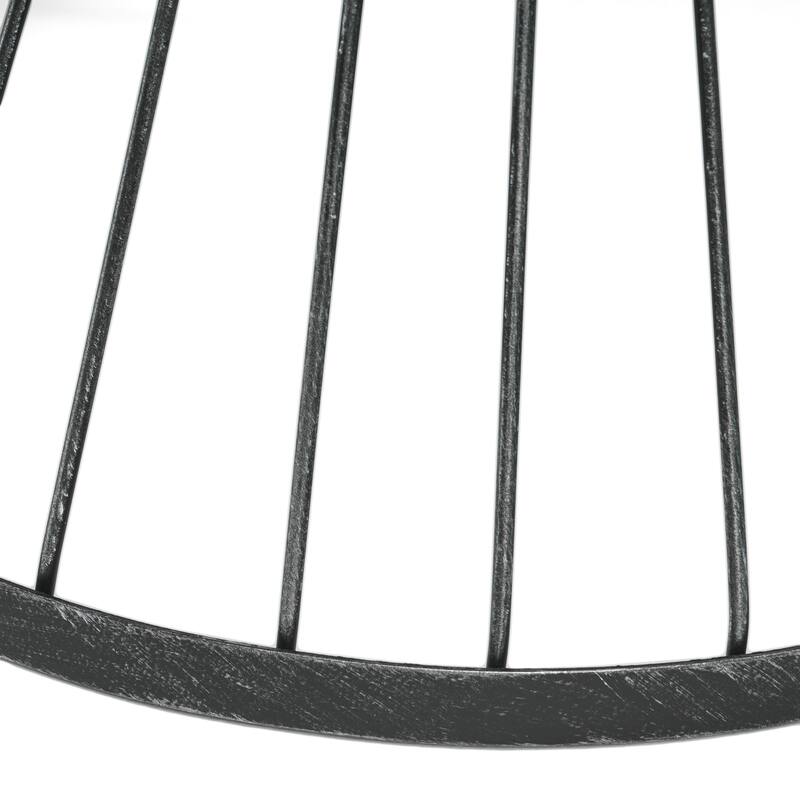 Lassen Hand-crafted Round Iron Side Table by Christopher Knight Home