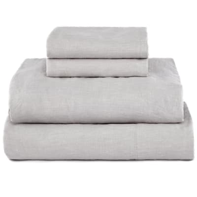 100% French Linen Sheet Set by BOKSER HOME