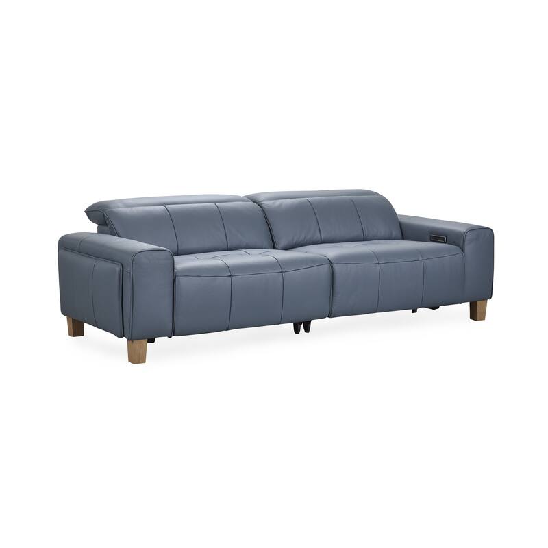 Classic Home Alea Zero Gravity Power Recliner Upholstered Leather Sofa