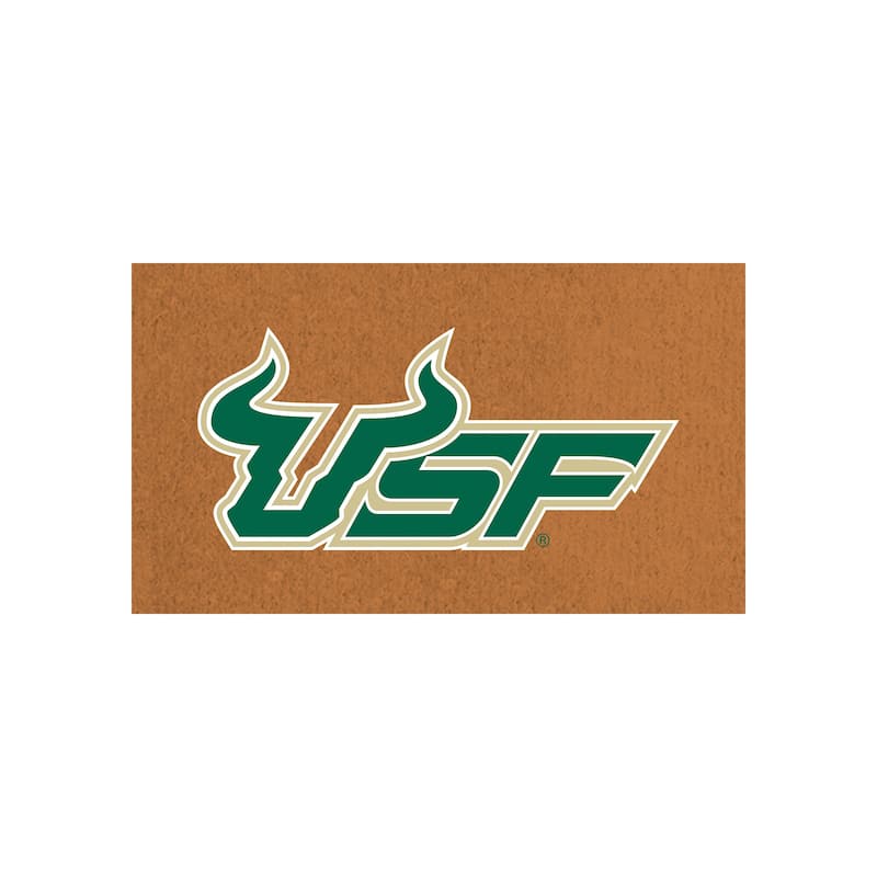 University of South Florida Full Color Indoor/Outdoor Coir Mat - 28" x 16"