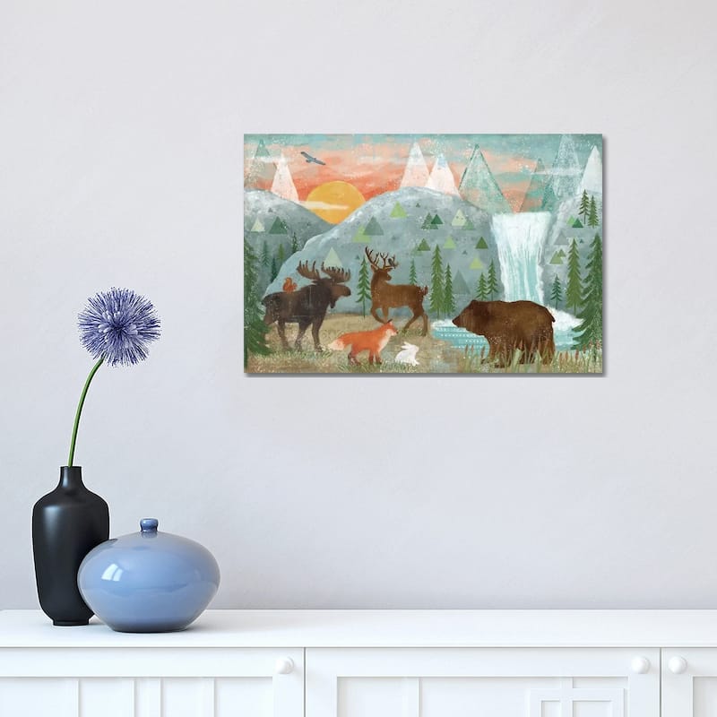 iCanvas "Woodland Forest I" by Veronique Charron Canvas Print - 12x18x1.5