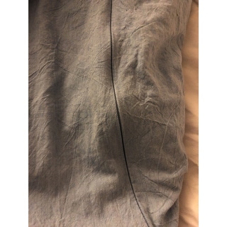 All Natural Prewashed Yarn Dye Cotton Chambray Duvet Cover Set - Luxurous Soft, Wrinkled Look, Eco-Friendly Package