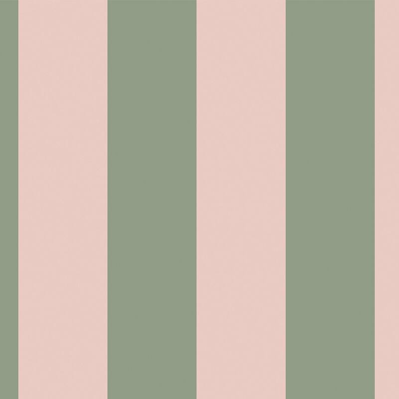 Cath Kidston Canopy Stripe Green & Pink