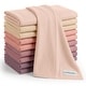 preview thumbnail 18 of 73, Baby Burp Cloths Set, Large 6-Layer, 100% Cotton Comfy Cubs Multicolor Girl 10P