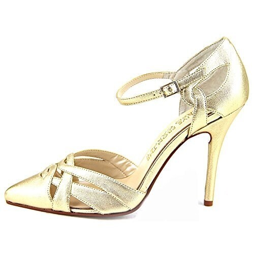 E! Live From The Red Carpet Womens LUANN Pointed Toe Ankle Strap Classic Pumps