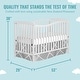 preview thumbnail 3 of 6, Dream On Me Chelsea 5-In-1 Convertible Crib In Black, JPMA Certified