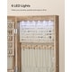 preview thumbnail 30 of 31, 6 LED Lights Lockable Wall Mounted Jewelry Armoire with Full-Length Mirror
