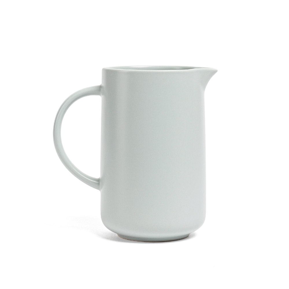 over&back Coupe Semi-Matte Stoneware 42oz Pitcher