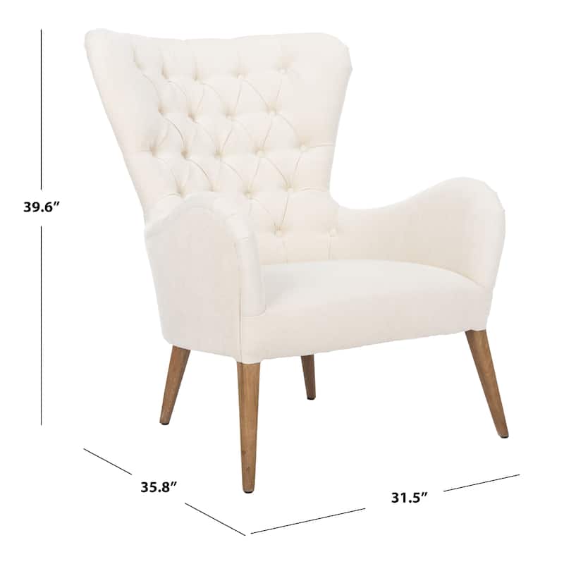 SAFAVIEH Couture Gundeline Contemporary Wingback Chair - 32Wx36Dx40H