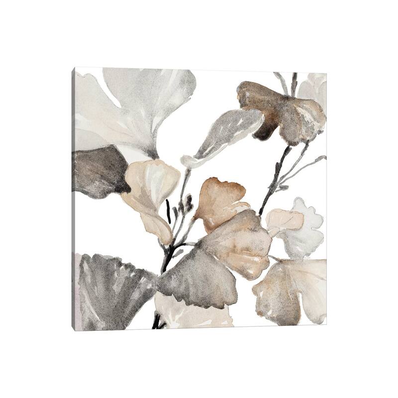 iCanvas "Neutral Ginko Stems II" by Lanie Loreth Canvas Print