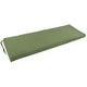 preview thumbnail 8 of 20, Twill Indoor Bench Cushion (48-, 51-, or 54-inches wide) 48" wide - Sage
