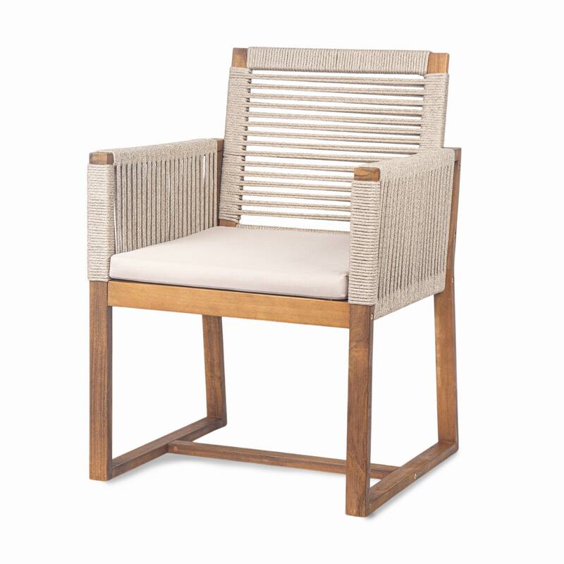 Outdoor Dining Chairs Set Of 2 (Excluding the table)