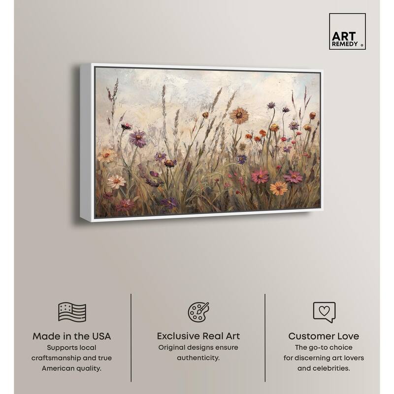 Vintage Blooms II Canvas by Art Remedy