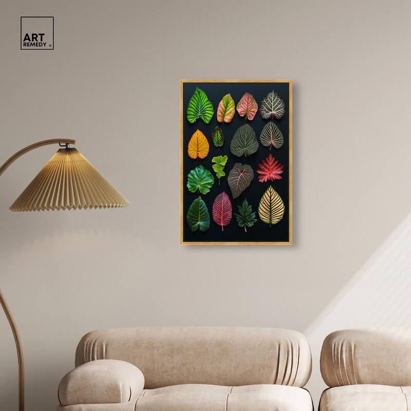 Leaf Lexicon Canvas by Art Remedy